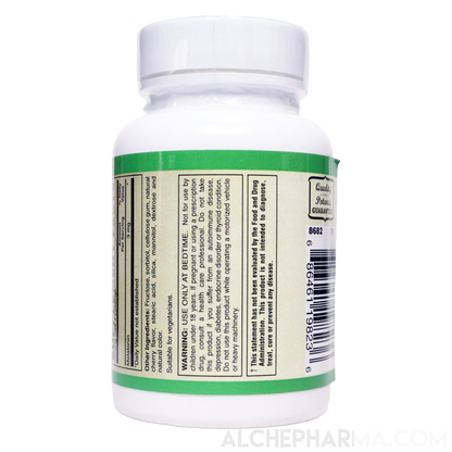Melatonin Lozenges 3 mg. Pharmaceutical Grade, Vegetarian-AlchePharma