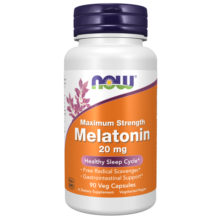 Melatonin, Maximum Strength 20 mg Veg Capsules-Melatonin-AlchePharma