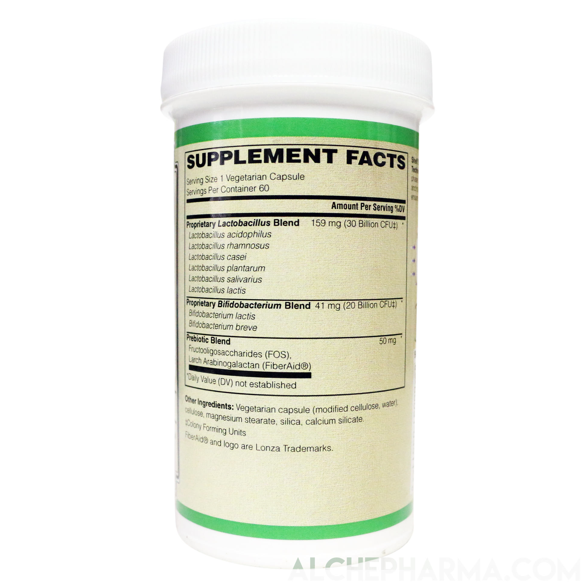 Men's 50 Billion Probiotic Formula ( Proprietary Lactobacillus, Bifidobacterium Blend ) W/ New Preservation Technology-AlchePharma