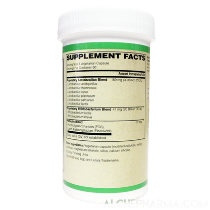 Men's 50 Billion Probiotic Formula ( Proprietary Lactobacillus, Bifidobacterium Blend ) W/ New Preservation Technology-AlchePharma