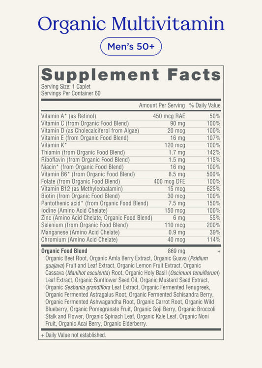 Organic Multi - Men’s 50+