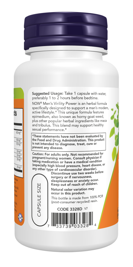 Men's Virility Power Veg Capsules