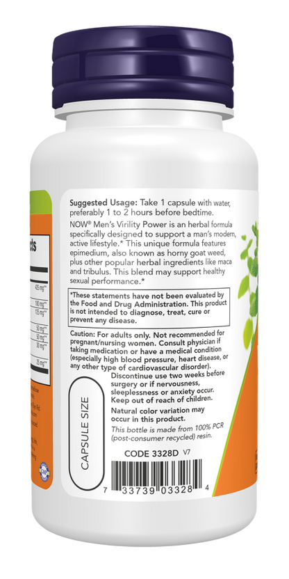 Men's Virility Power Veg Capsules