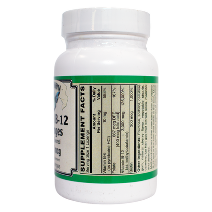 Methyl B-12, 3,000mcg Lozenges-AlchePharma