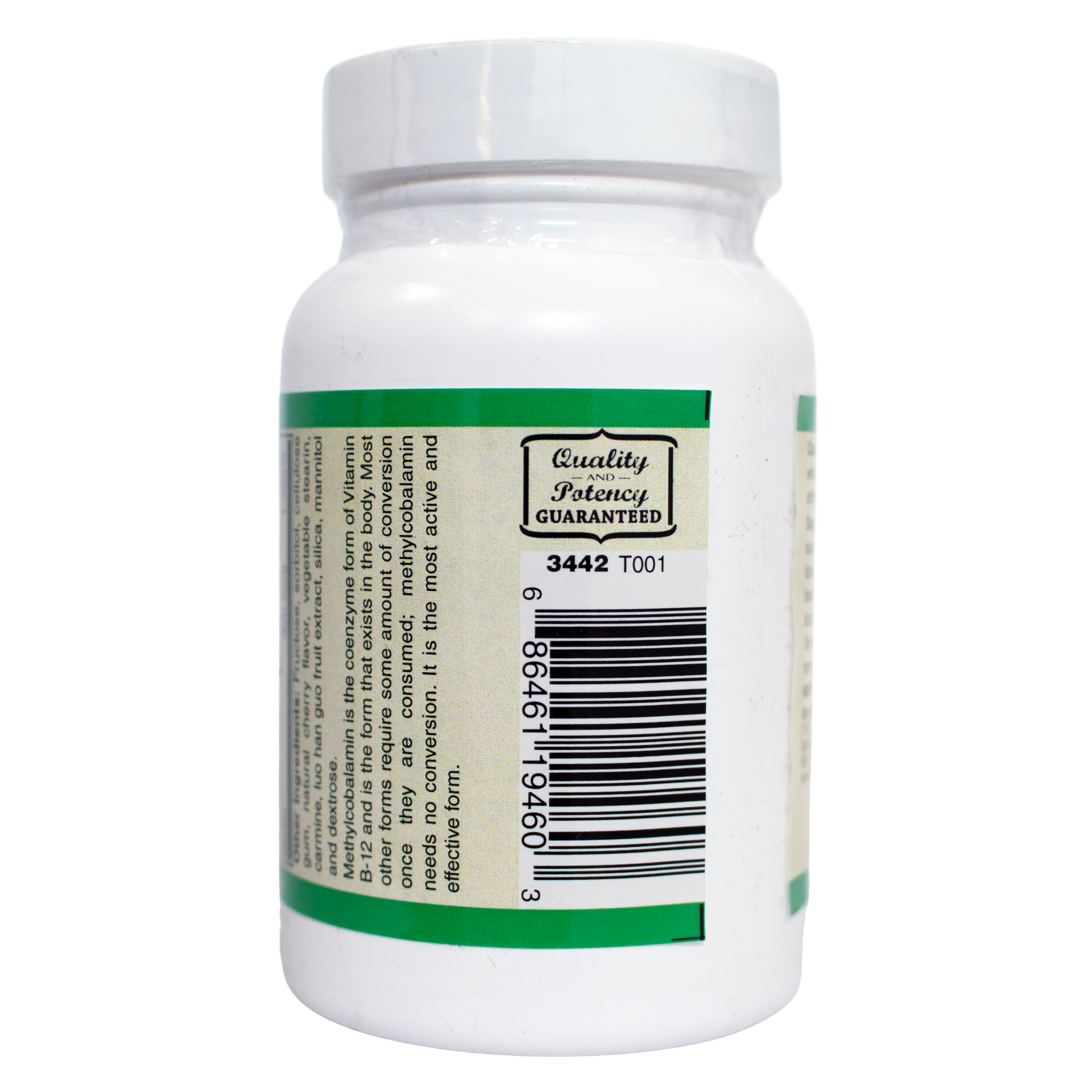 Methyl B-12, 3,000mcg Lozenges-AlchePharma