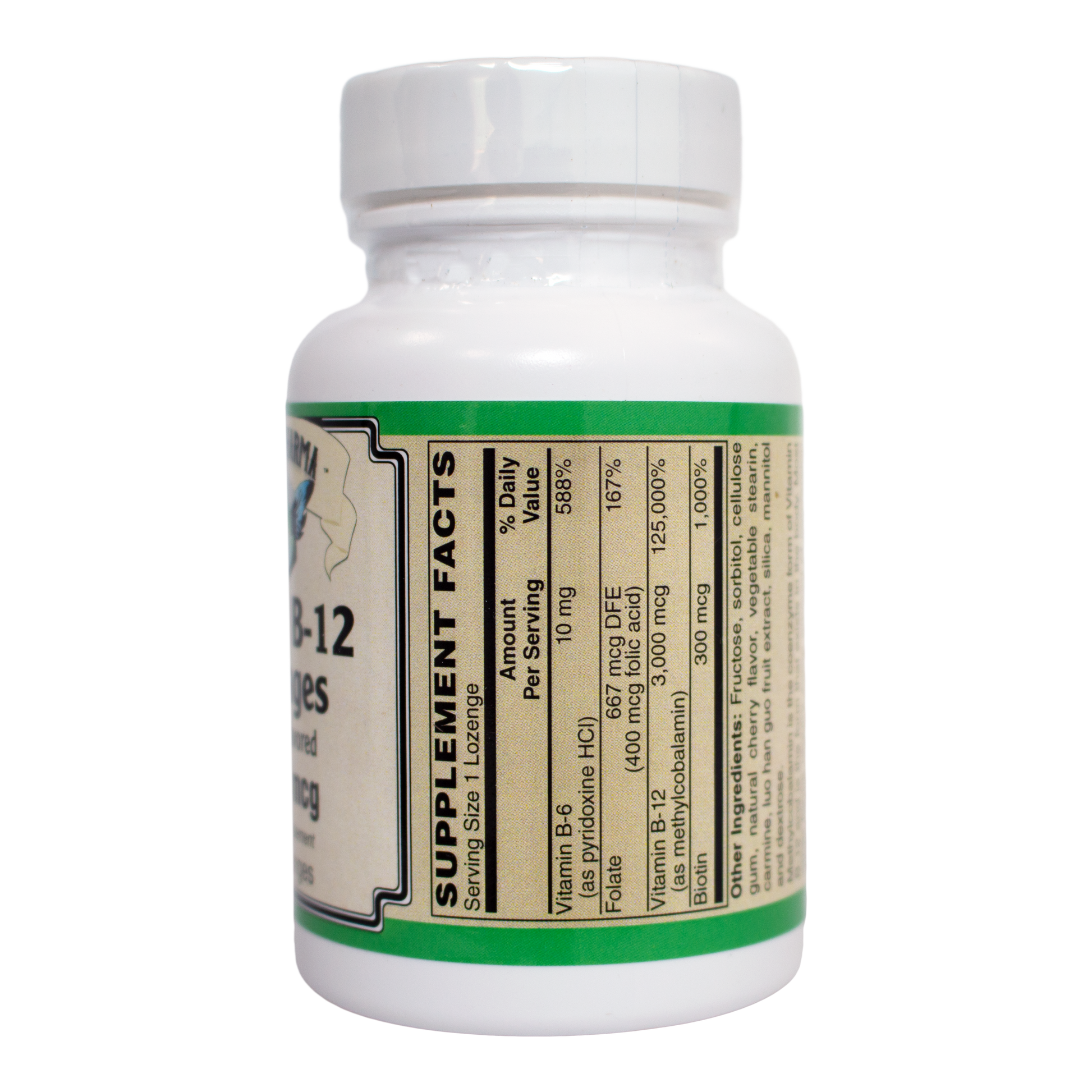 Methyl B-12, 3,000mcg Lozenges-AlchePharma