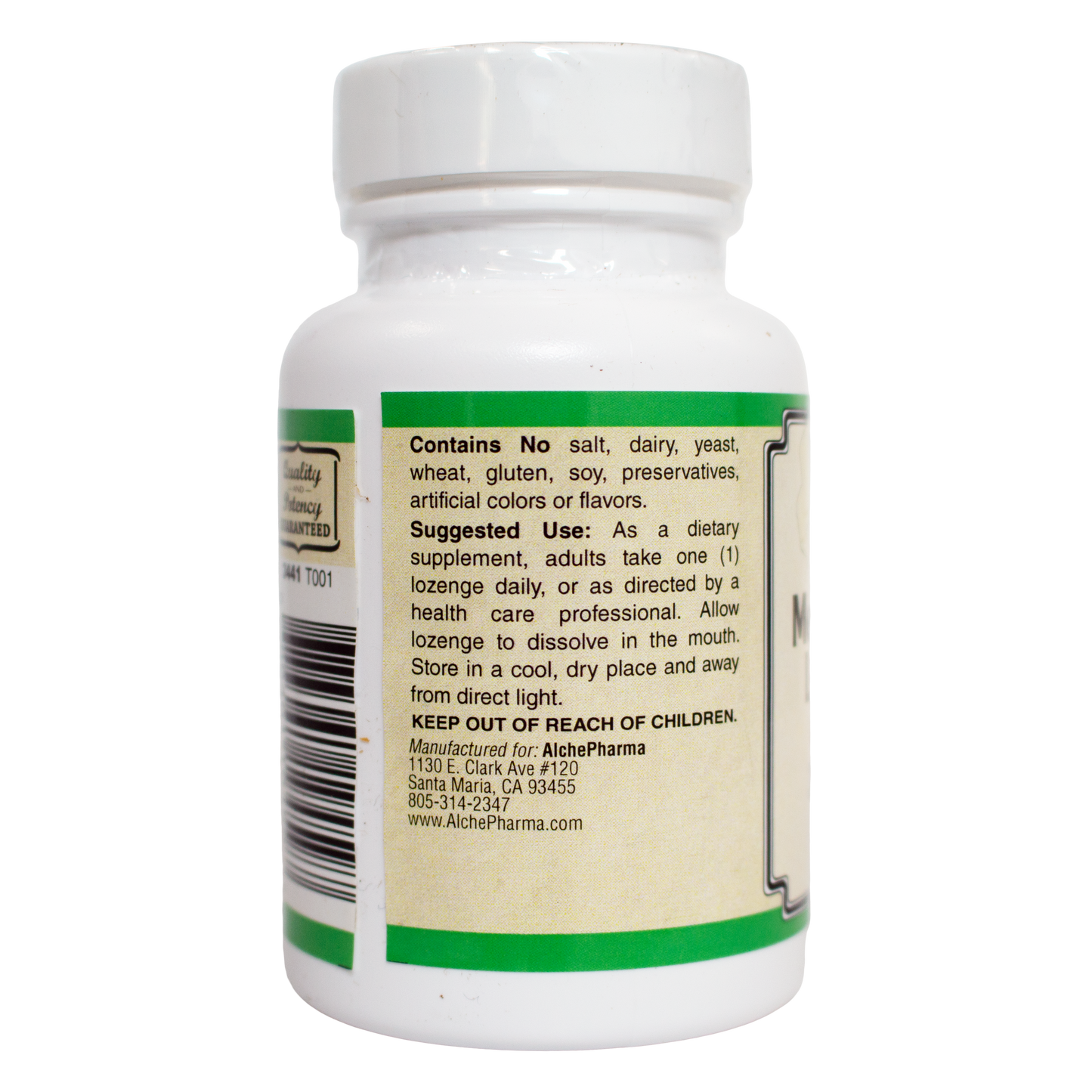 Methyl B-12, 3,000mcg Lozenges-AlchePharma