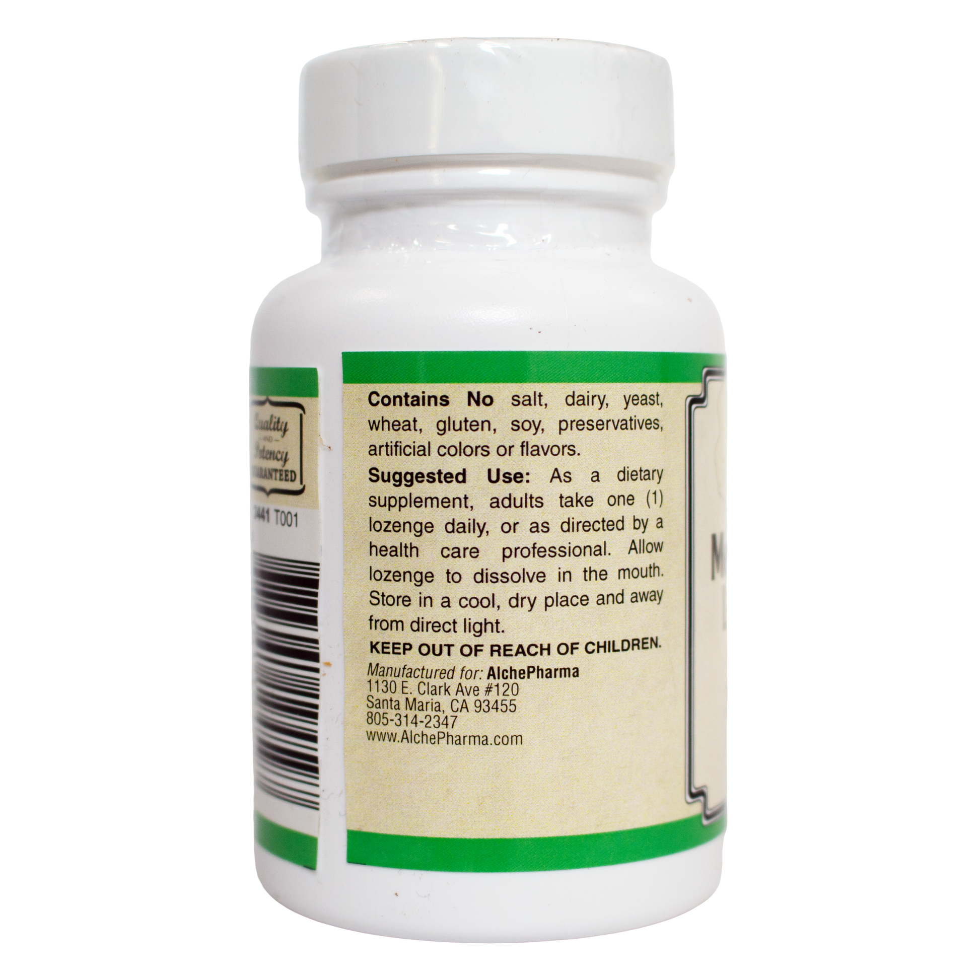 Methyl B-12, 3,000mcg Lozenges-AlchePharma