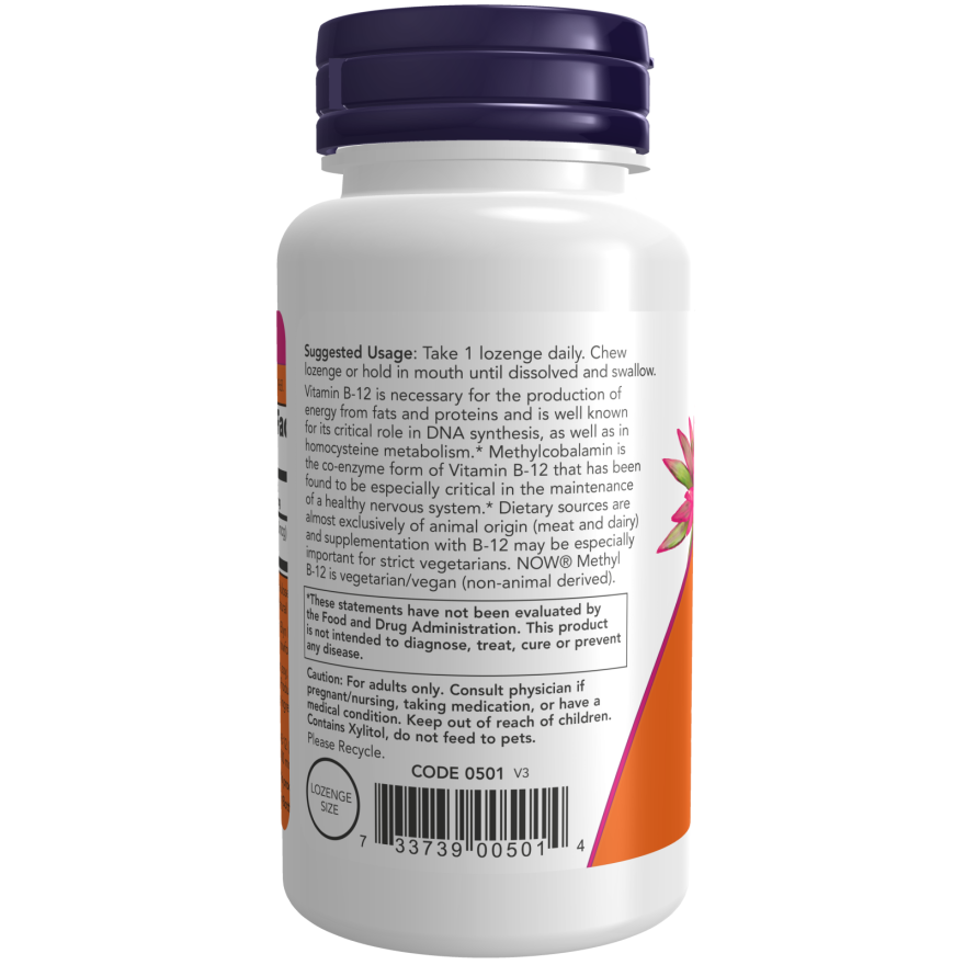 Methyl B-12, Extra Strength 10,000 mcg Lozenges-Vitamins-AlchePharma