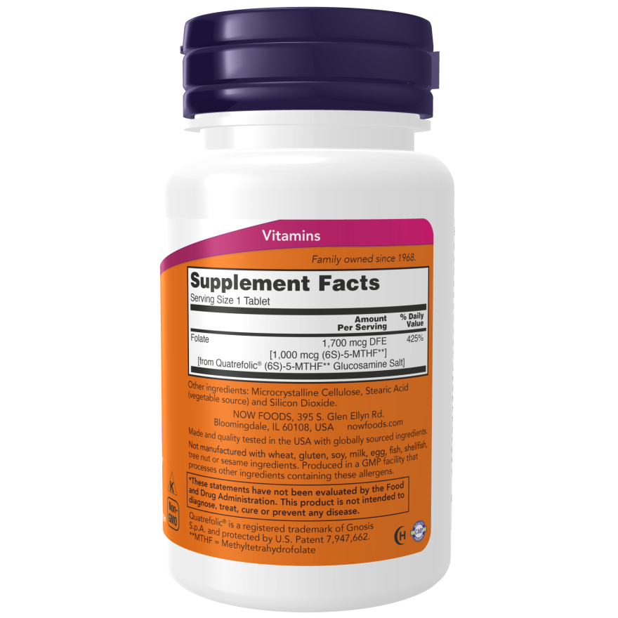 Methyl Folate 1,000 mcg Tablets-Amino Acids-AlchePharma