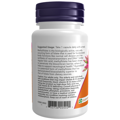 Methyl Folate 5000 mcg Veg Capsules-Vitamins-AlchePharma