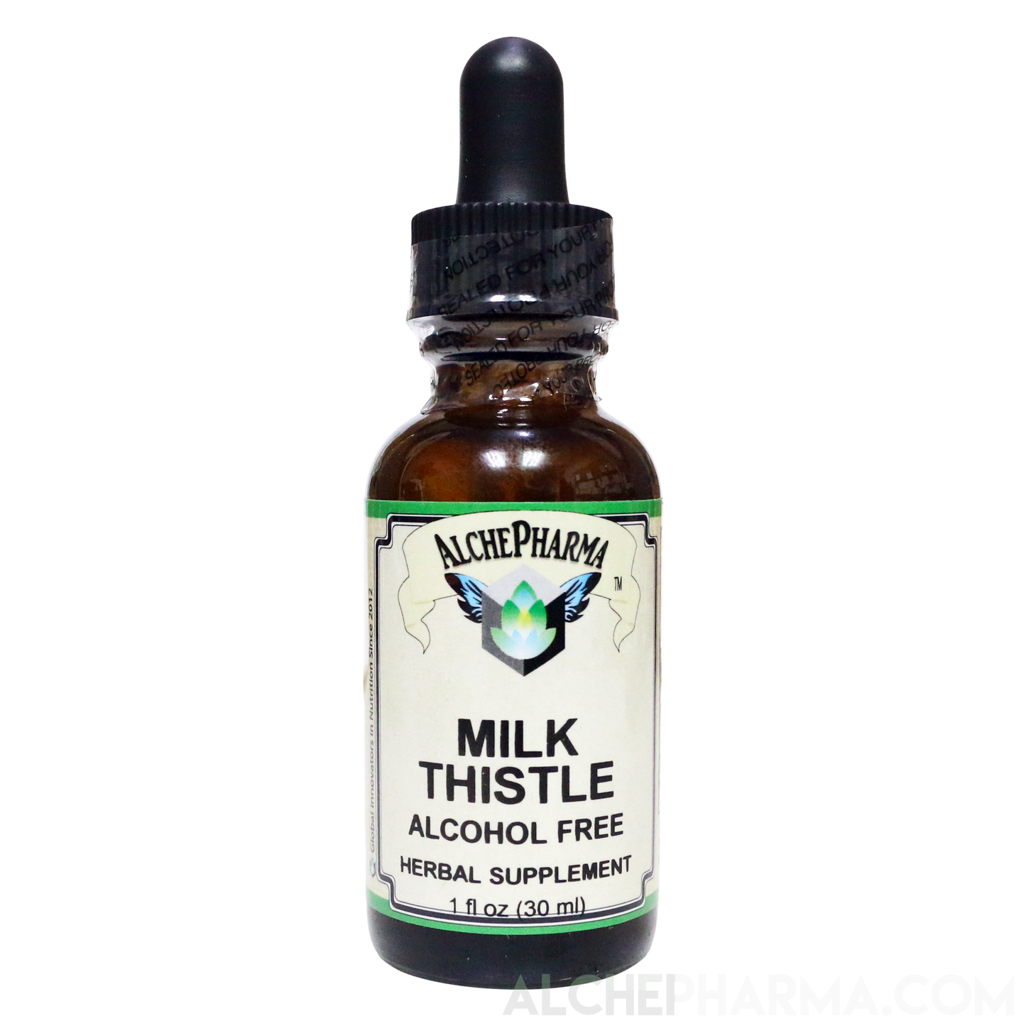 Milk Thistle (Alcohol Free ) w/ Organic Milk Thistle Seed HSR 1:3 Parve K-1604-AlchePharma