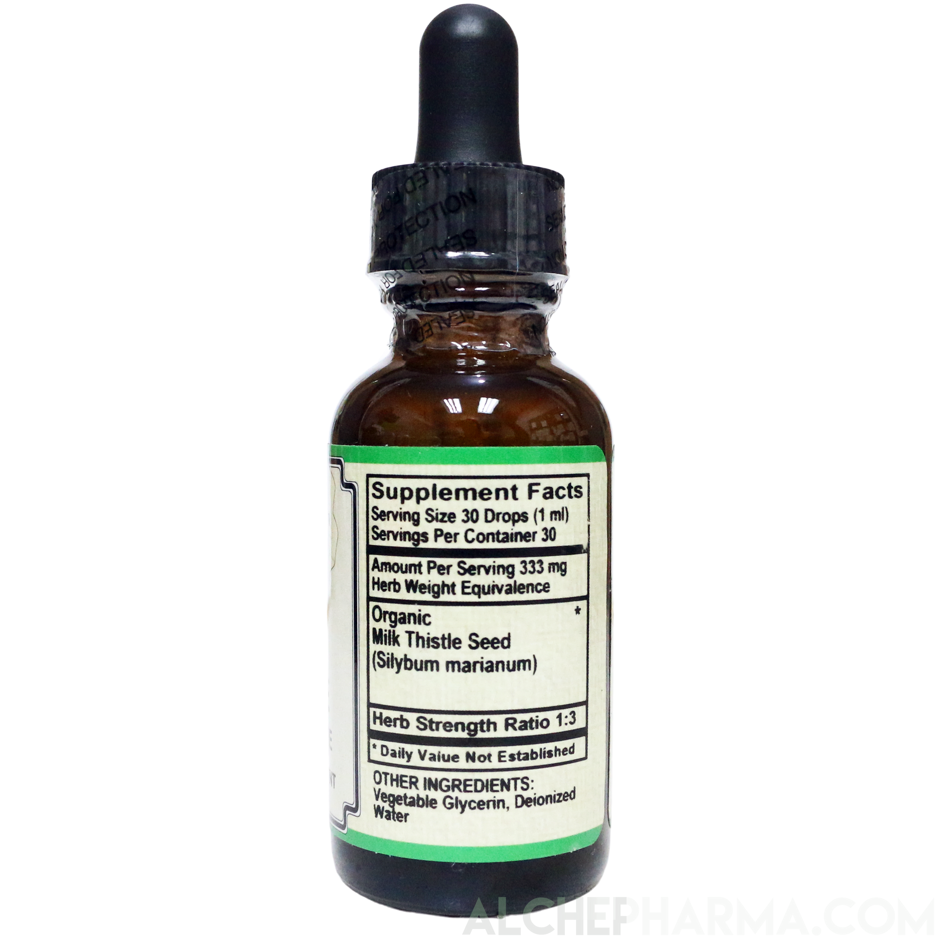 Milk Thistle (Alcohol Free ) w/ Organic Milk Thistle Seed HSR 1:3 Parve K-1604-AlchePharma