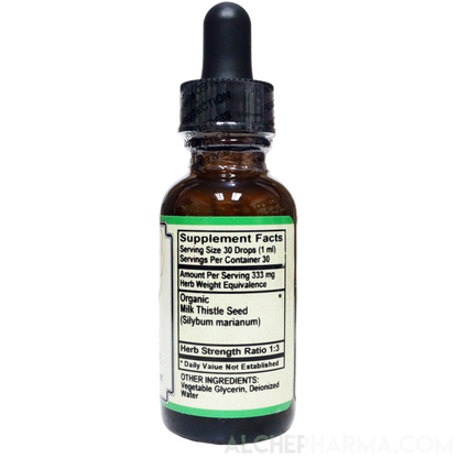 Milk Thistle (Alcohol Free ) w/ Organic Milk Thistle Seed HSR 1:3 Parve K-1604-AlchePharma