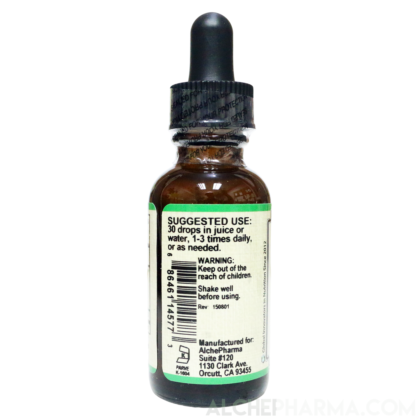 Milk Thistle (Alcohol Free ) w/ Organic Milk Thistle Seed HSR 1:3 Parve K-1604-AlchePharma