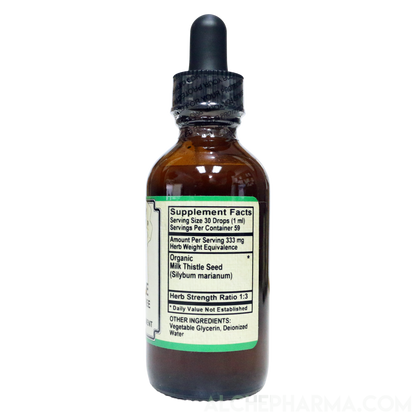 Milk Thistle (Alcohol Free ) w/ Organic Milk Thistle Seed HSR 1:3 Parve K-1604-AlchePharma