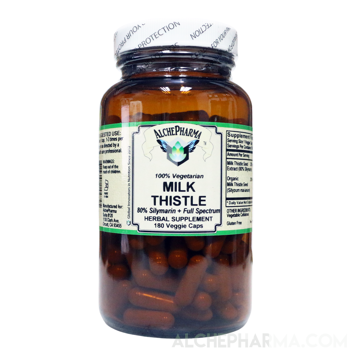 Milk Thistle Seed - Full Spectrum Organic Milk Thistle and Silymarin Extract-Herb-AlchePharma