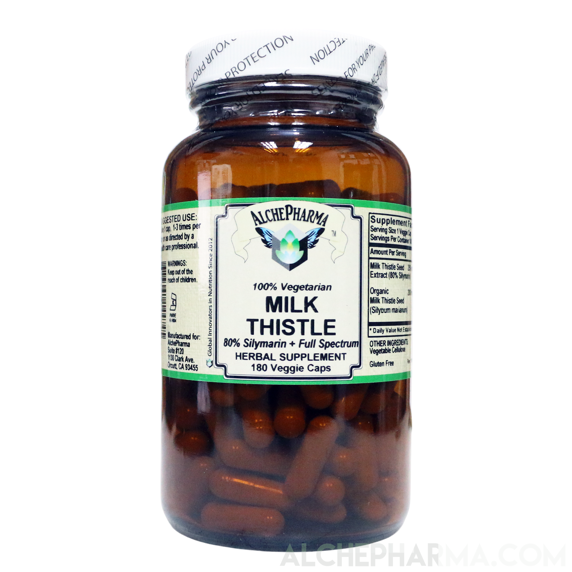 Milk Thistle Seed - Full Spectrum Organic Milk Thistle and Silymarin Extract-Herb-AlchePharma