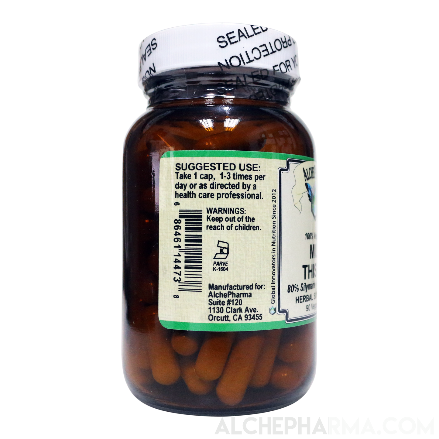 Milk Thistle Seed - Full Spectrum Organic Milk Thistle and Silymarin Extract-Herb-AlchePharma