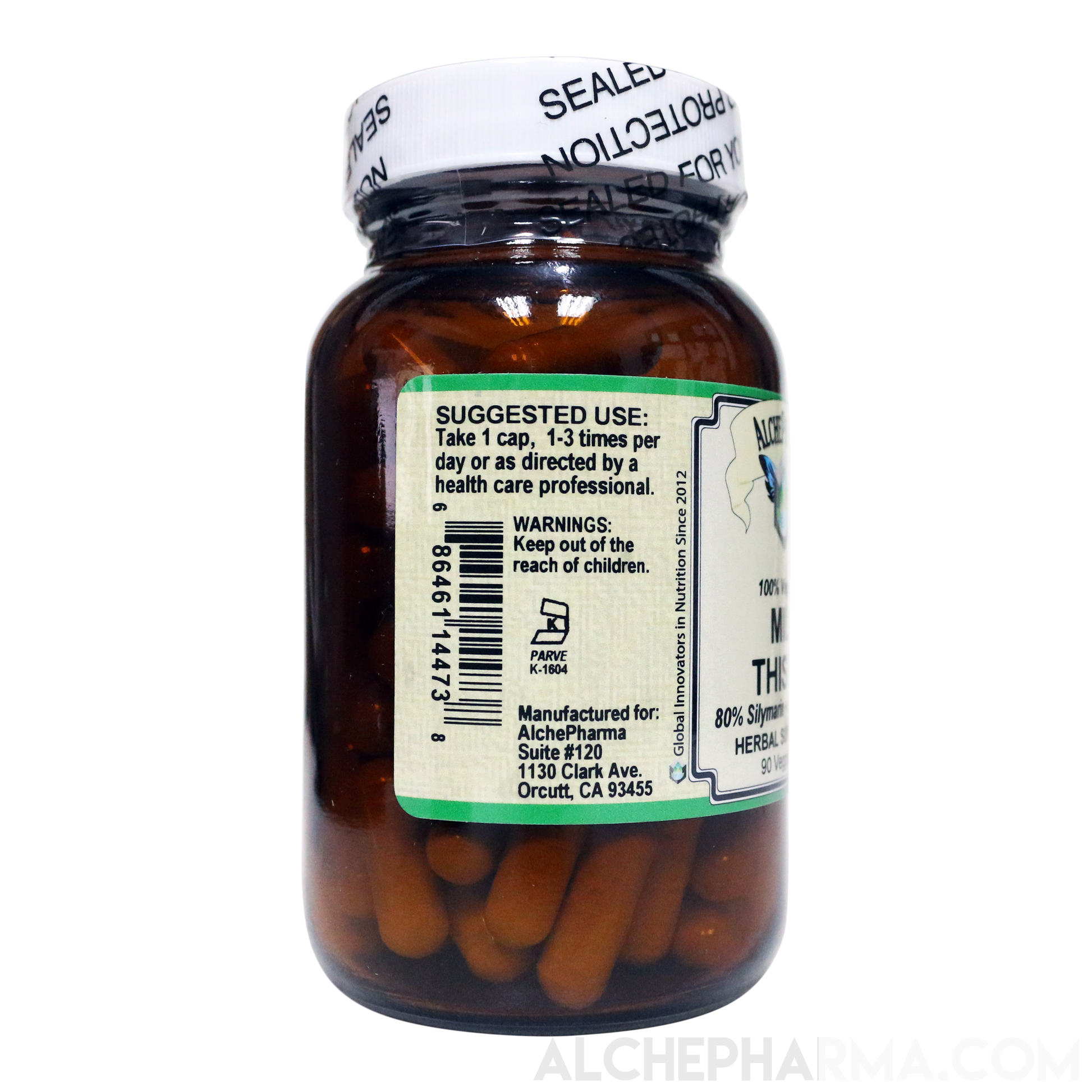 Milk Thistle Seed - Full Spectrum Organic Milk Thistle and Silymarin Extract-Herb-AlchePharma