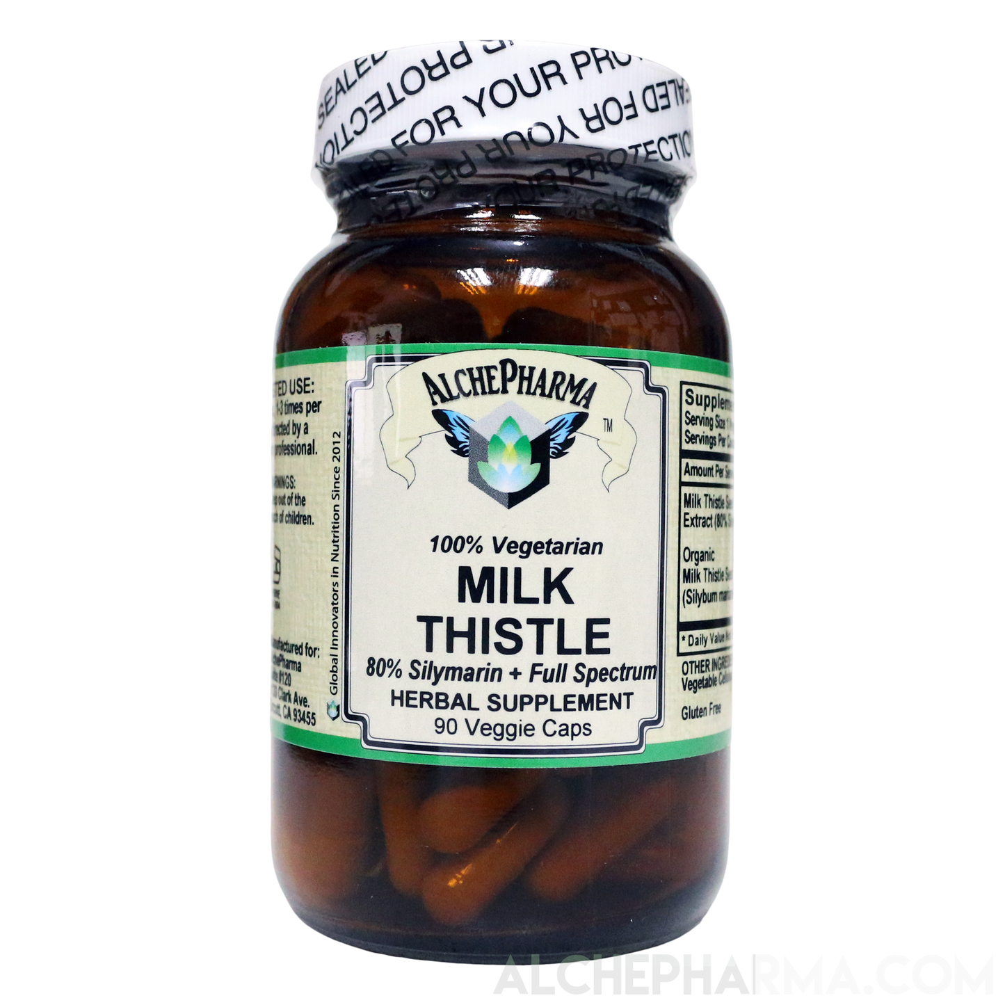 Milk Thistle Seed - Full Spectrum Organic Milk Thistle and Silymarin Extract-Herb-AlchePharma