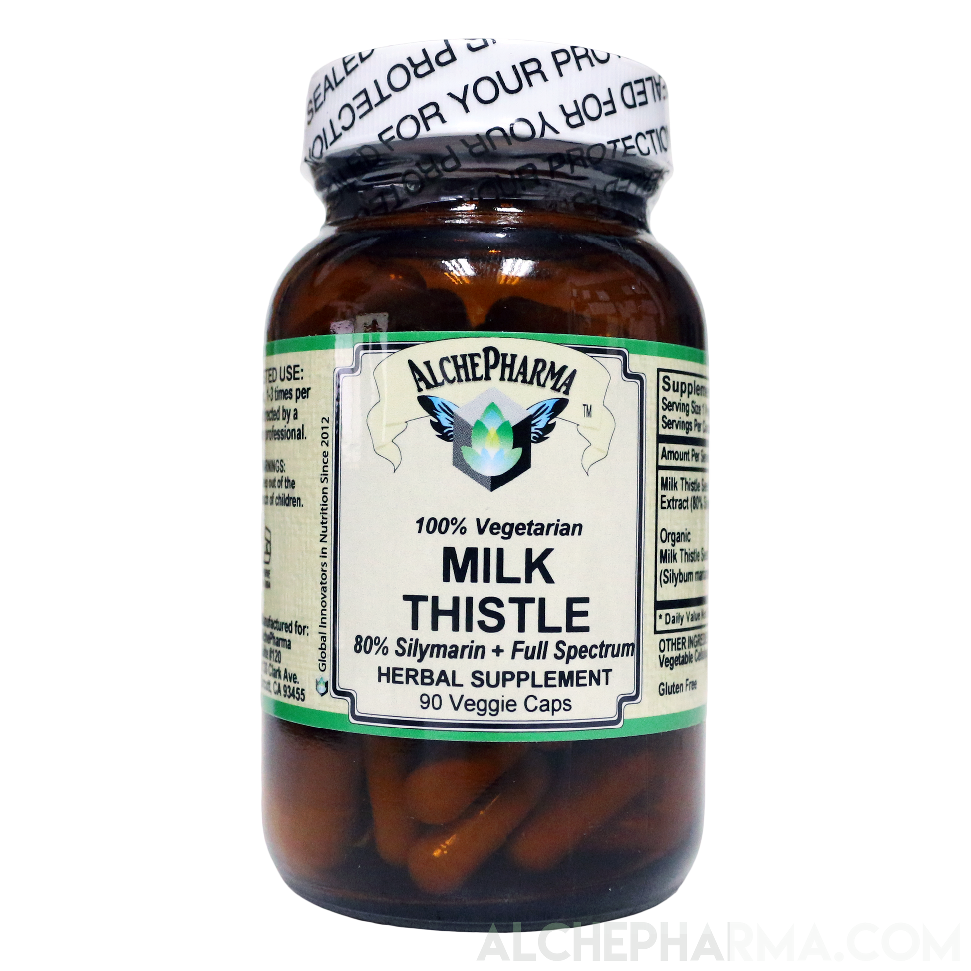 Milk Thistle Seed - Full Spectrum Organic Milk Thistle and Silymarin Extract-Herb-AlchePharma