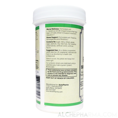 Mood Formula- Advanced Bioenhanced Synbiotic ( “gut-brain axis” )-AlchePharma