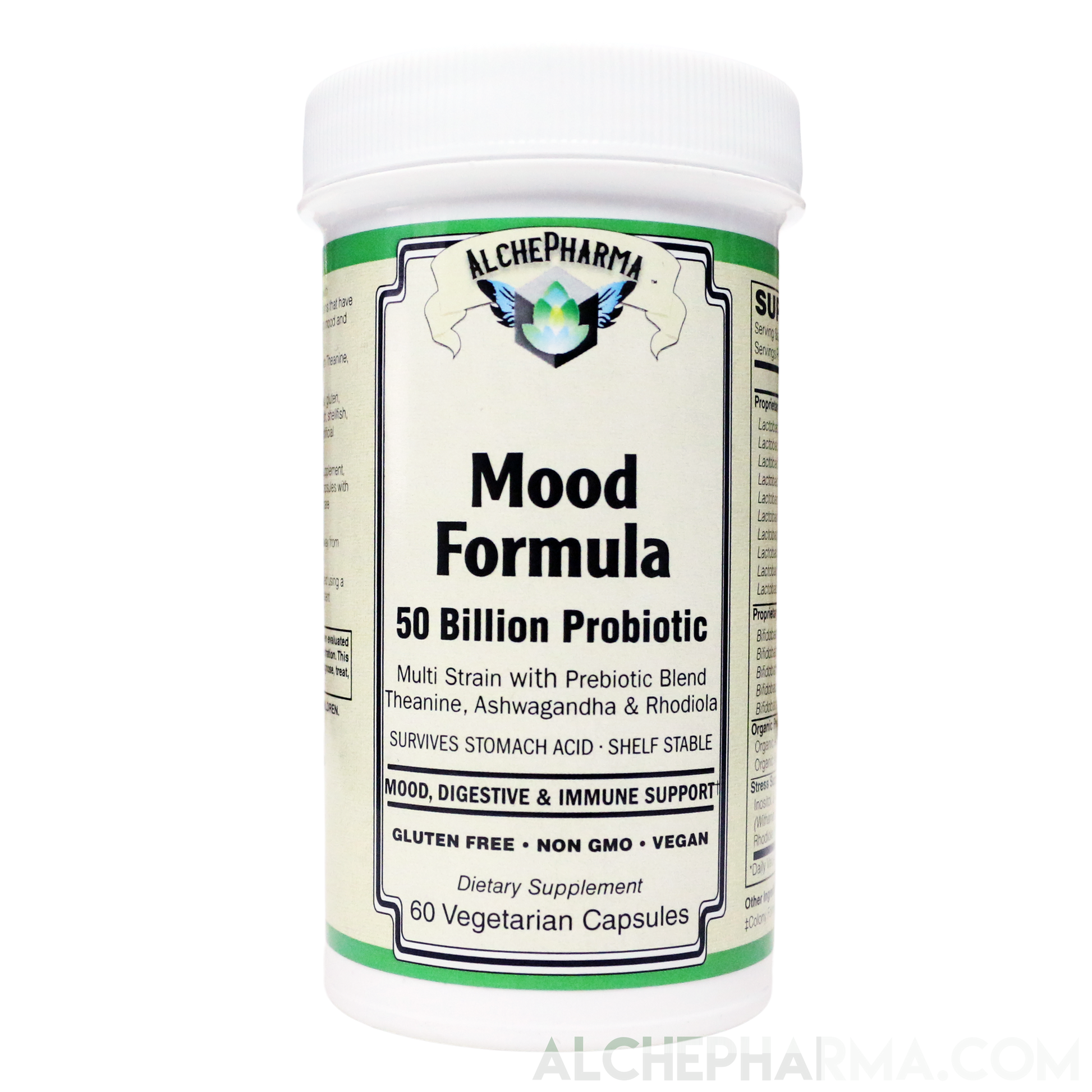 Mood Formula- Advanced Bioenhanced Synbiotic ( “gut-brain axis” )-AlchePharma