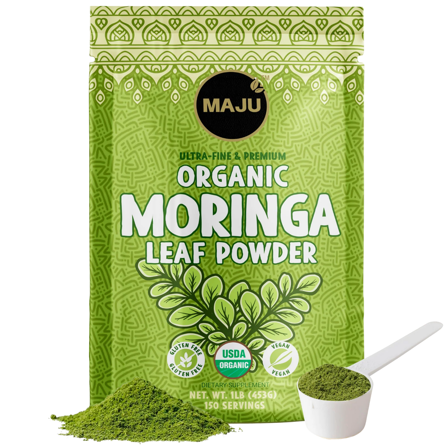 Organic Moringa Powder (1 lb)