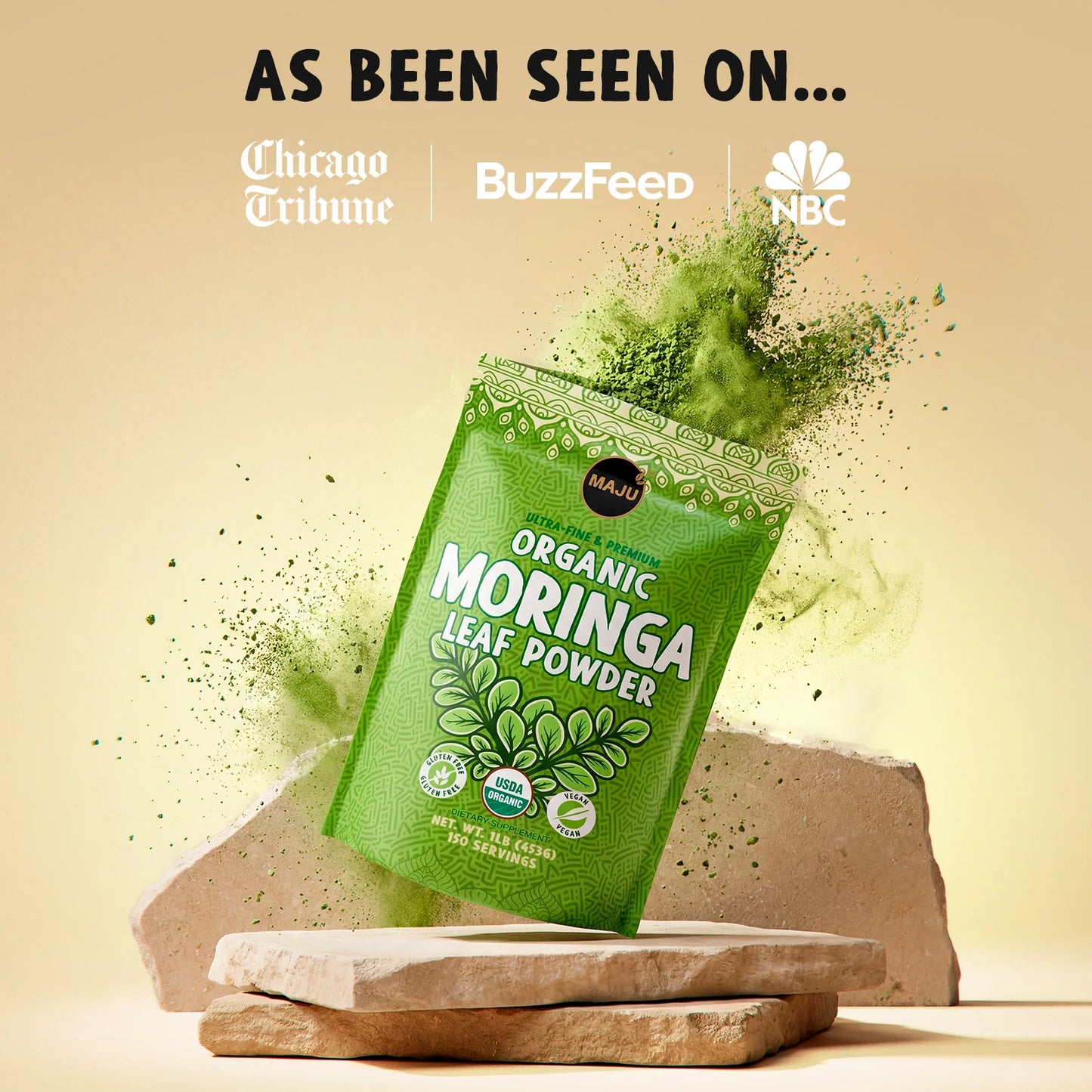 Organic Moringa Powder (1 lb)