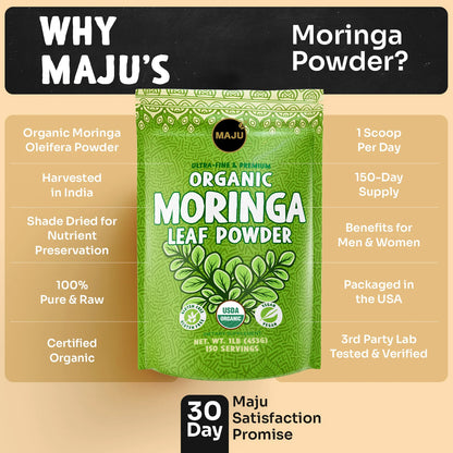 Organic Moringa Powder (1 lb)