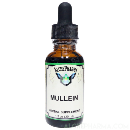 Mullein Leaf Tincture ( Wild Harvested Verbascum spp. ) HSR 1:3 Parve K-1604-AlchePharma