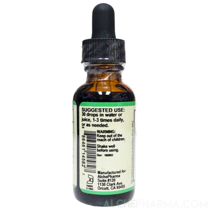 Mullein Leaf Tincture ( Wild Harvested Verbascum spp. ) HSR 1:3 Parve K-1604-AlchePharma