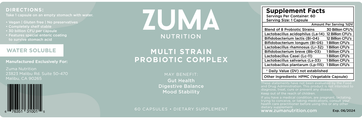 Multi Strain Probiotic Complex (30 capsules)