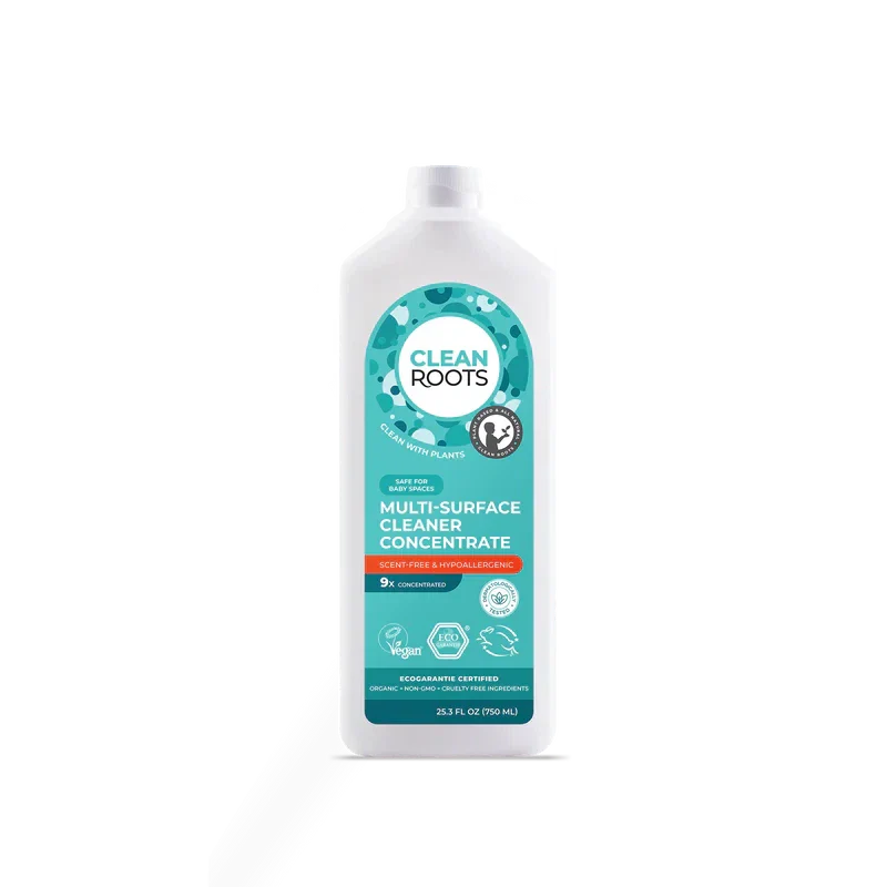 Multi-Surface Cleaner Concentrate 25.3 Fl. Oz. (Plant-Based All Natural Organic Scent-Free & Hypoallergenic)-All Purpose Cleaner-AlchePharma