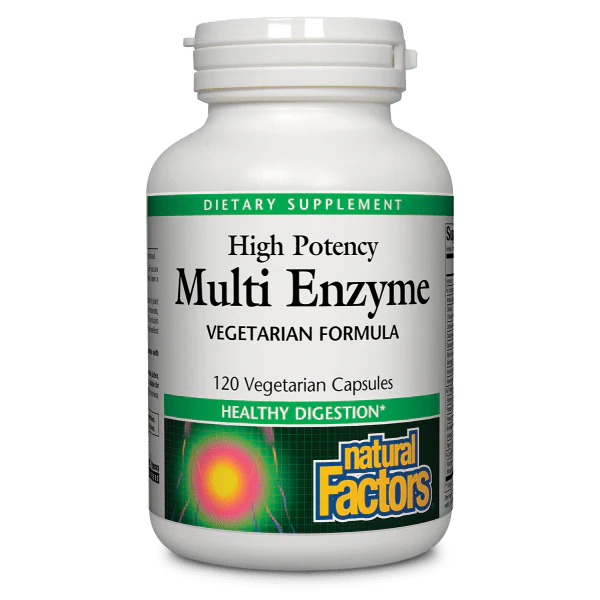 High Potency Multi Enzyme Capsules - Natural Factors