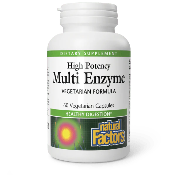 High Potency Multi Enzyme Capsules - Natural Factors