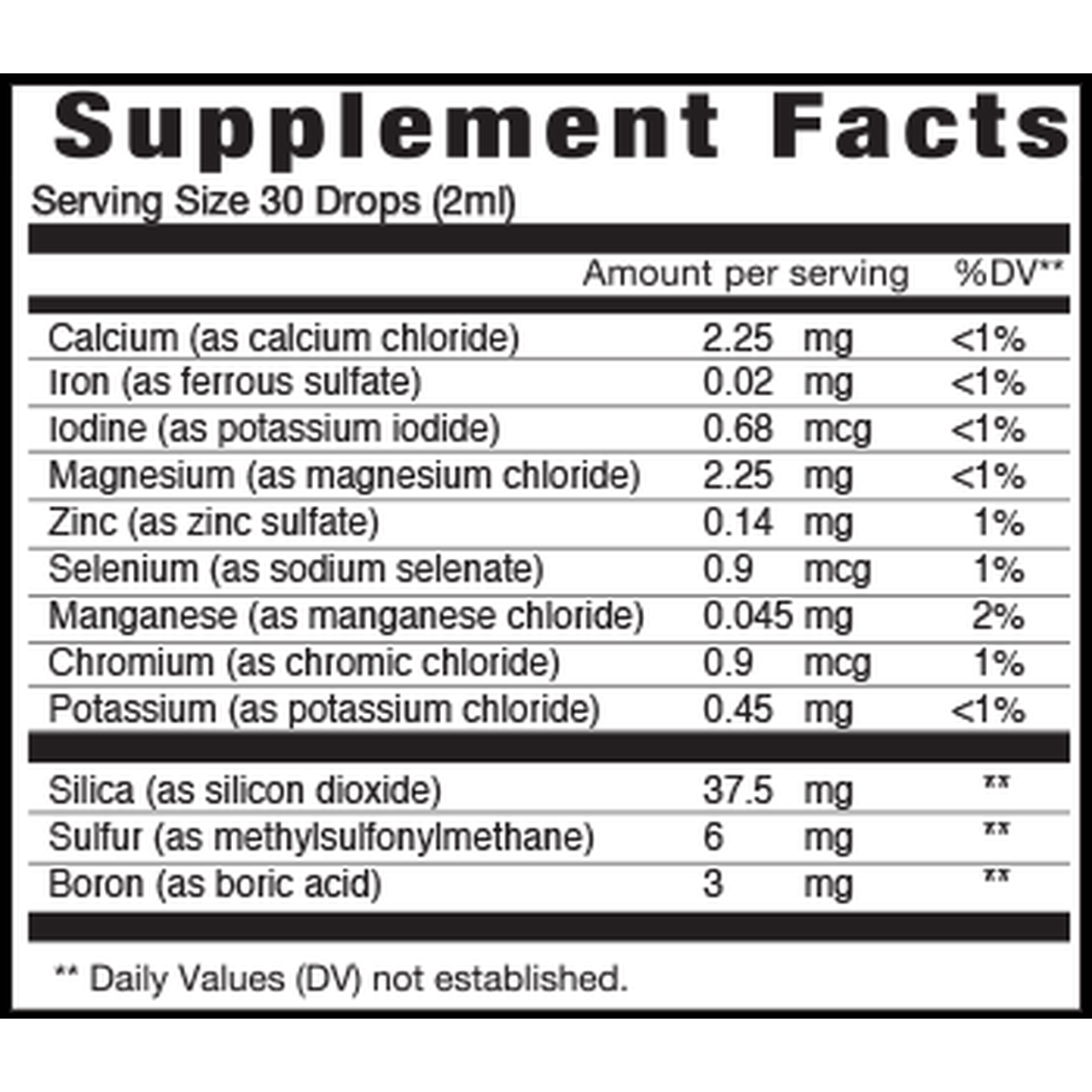 Ionic Liquid Multiple Mineral: Multicoloured / Multicoloured / 18oz-AlchePharma