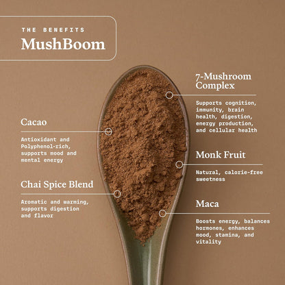 MushBoom! - Superfood Latte Coffee Alternative - 210 Grams