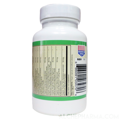 Mushroom Immune Support (Organic Multi-Species Blend) derived from Mycelium & Fruiting Body-Mushrooms-AlchePharma