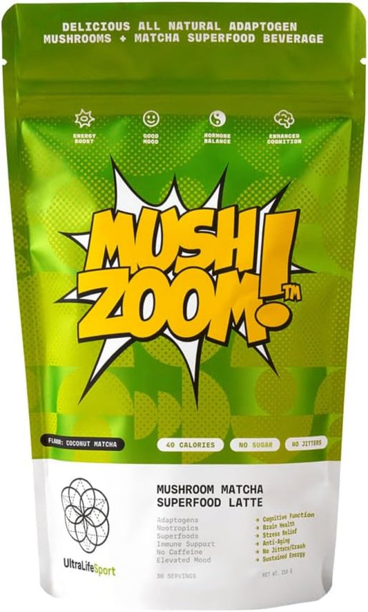 MushZoom! - Mushroom Matcha Superfood Latte - 210 Grams