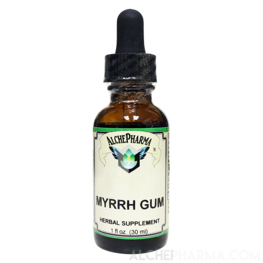 Myrrh Gum liquid ( Commiphora myrrha ) HSR 1:4 PARVE K-1604-Herb Tincture-AlchePharma