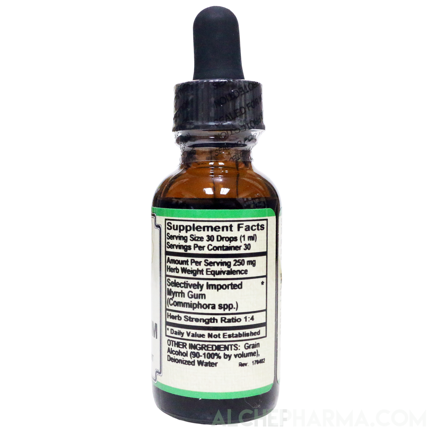 Myrrh Gum liquid ( Commiphora myrrha ) HSR 1:4 PARVE K-1604-Herb Tincture-AlchePharma