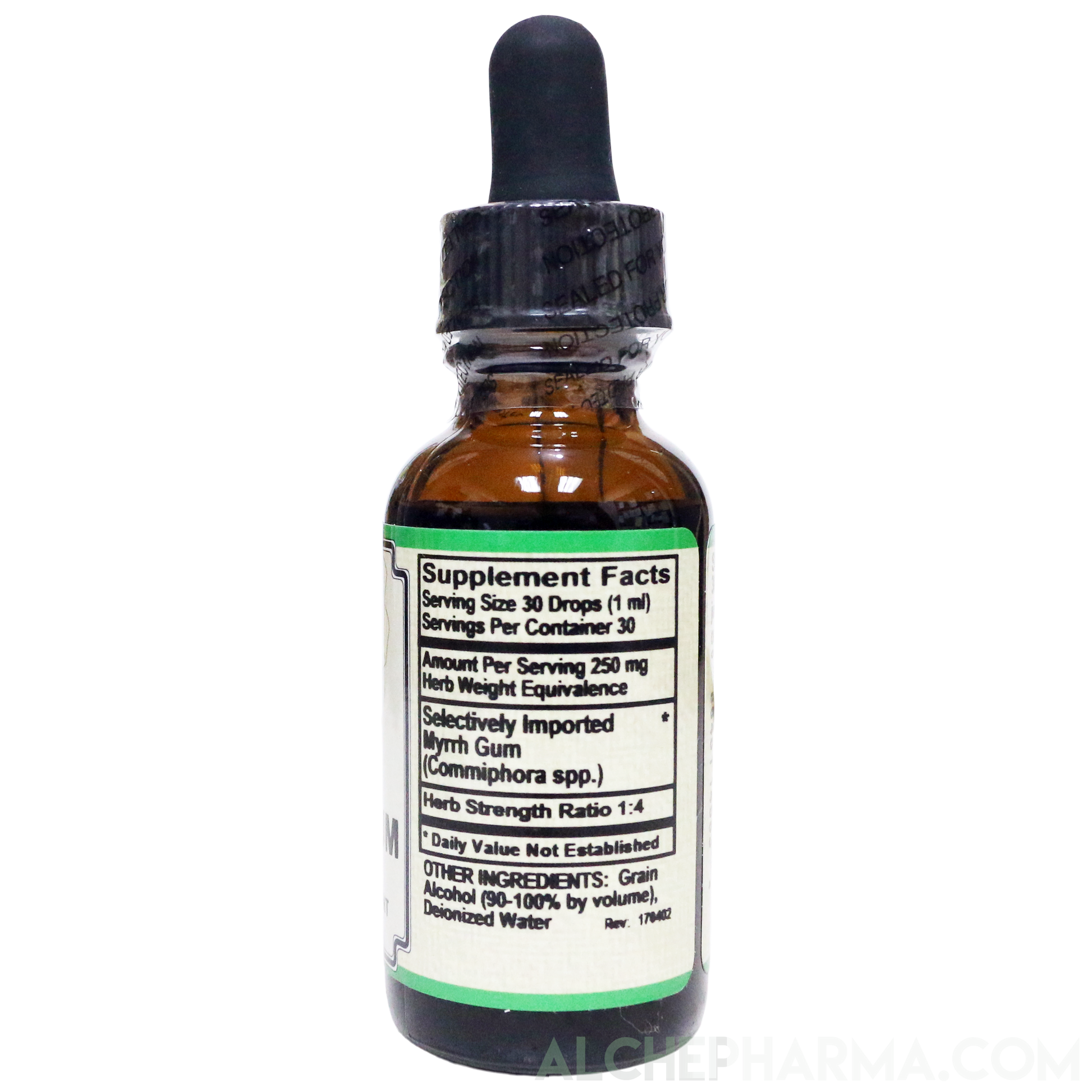 Myrrh Gum liquid ( Commiphora myrrha ) HSR 1:4 PARVE K-1604-Herb Tincture-AlchePharma