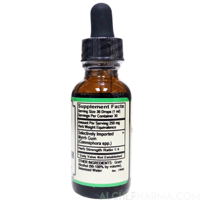 Myrrh Gum liquid ( Commiphora myrrha ) HSR 1:4 PARVE K-1604-Herb Tincture-AlchePharma