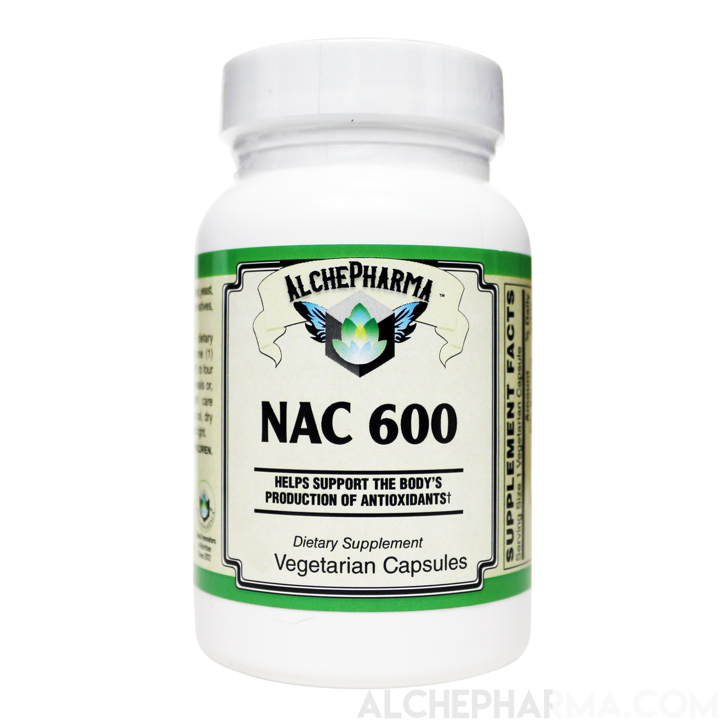 N-acetyl cysteine (NAC) 600mg Active w/ Co-Factors L-Selenomethione and Molybdenum-amino acid-AlchePharma