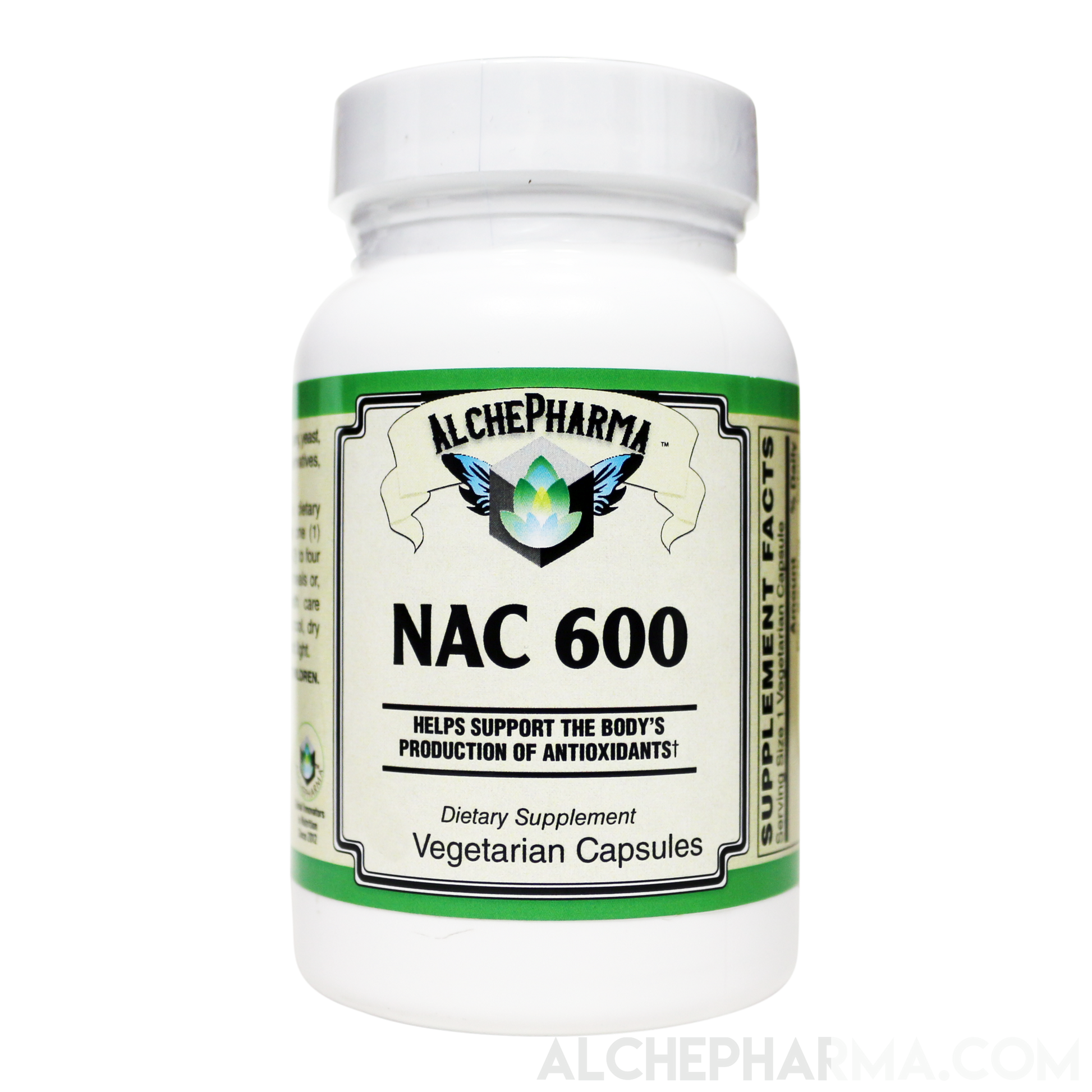 N-acetyl cysteine (NAC) 600mg Active w/ Co-Factors L-Selenomethione and Molybdenum-amino acid-AlchePharma