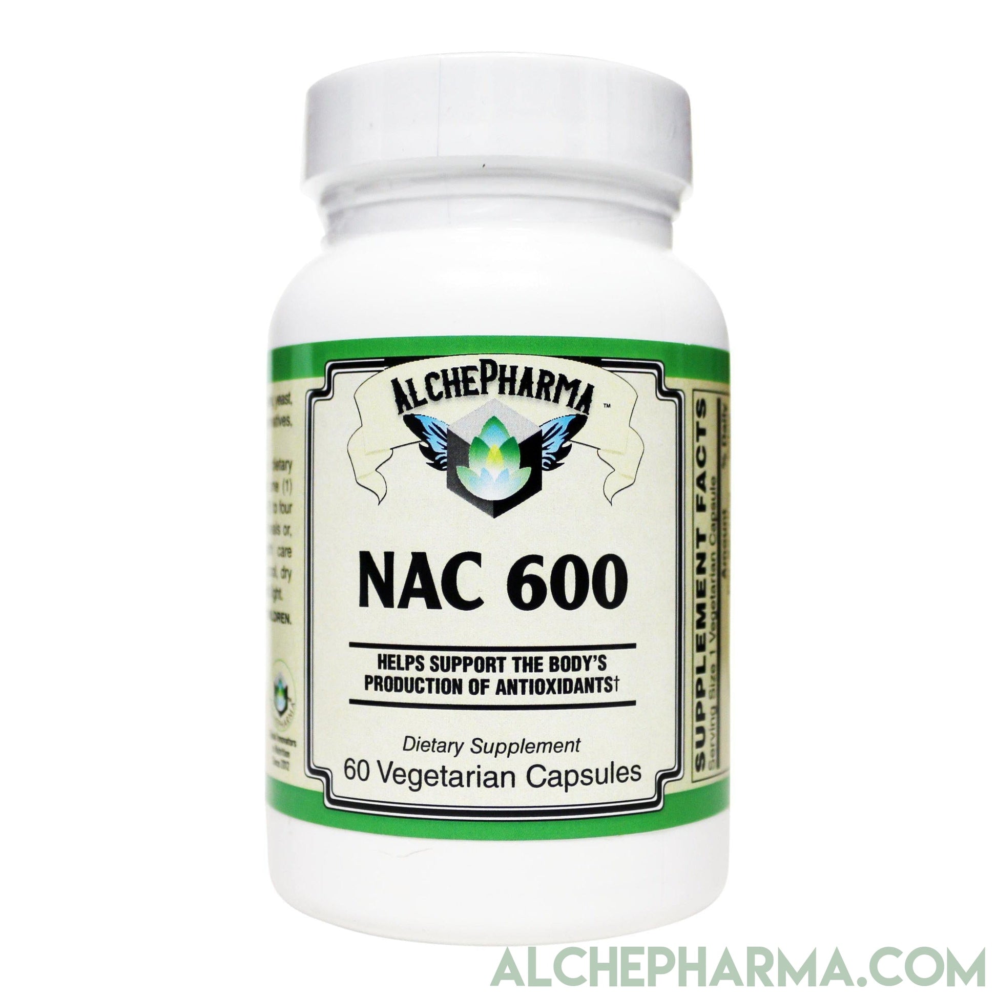 N-acetyl cysteine (NAC) 600mg Active w/ Co-Factors L-Selenomethione and Molybdenum-amino acid-AlchePharma