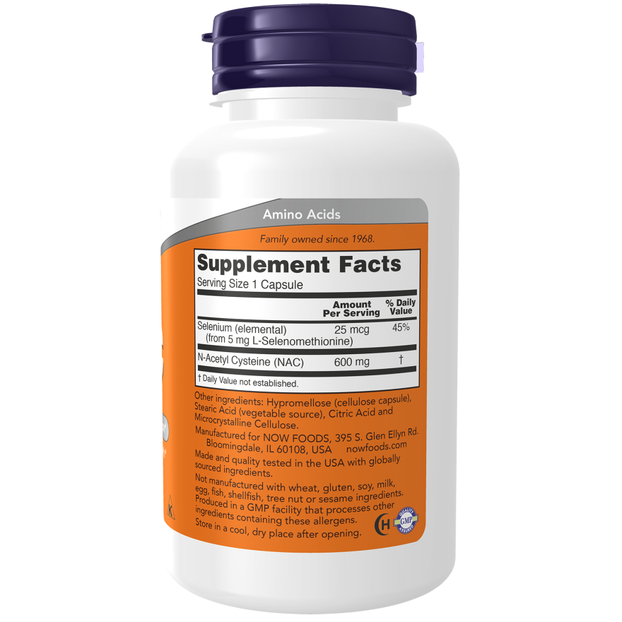 NAC 600 mg Capsules-Amino Acids-AlchePharma