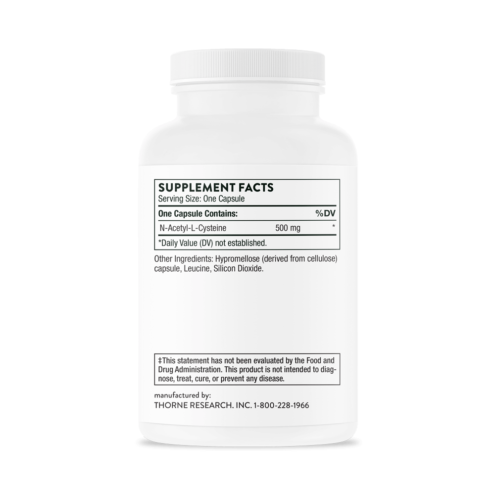 NAC - N-Acetylcysteine 90 Capsules-Antioxidants-AlchePharma